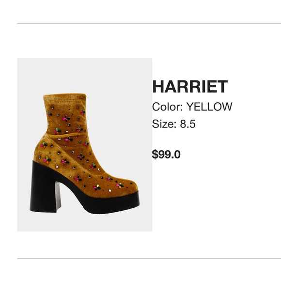 Betsy Johnson tan faux suede embellished Harriet boots - Picture 5 of 9